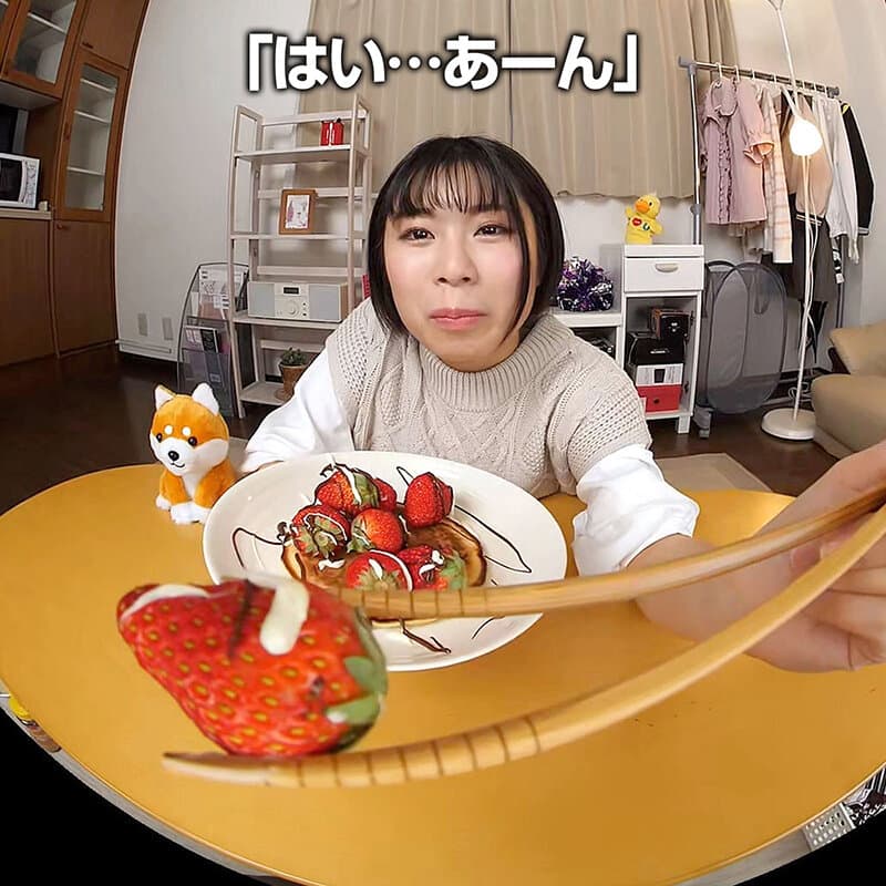 CRVR-272 【VR】これぞリアル！究極のいちゃらぶ！なつの笑顔を独り占め！ボクの彼女はAV女優「愛情こめたパンケーキ…一緒に食べよ！」 佐野なつ