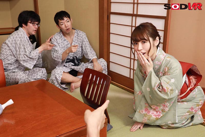 DSVR-546 【VR】彼女と旅行に行ったら、仲居をしている元カノとまさかの再会！嫉妬した元カノに求められて…絶対に声は出せない復縁SEX みながわ千遥