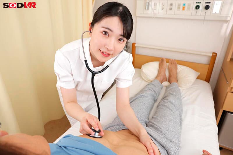 DSVR-1607 【VR】【8K】先っぽ3cmだけ挿入させてくれる献身的な新人看護師さん 皆月ひかる
