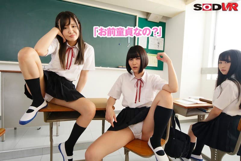 DSVR-502 【VR】【HQ性春VR】クラスの不思議な処女に痴女られる 神坂ひなの