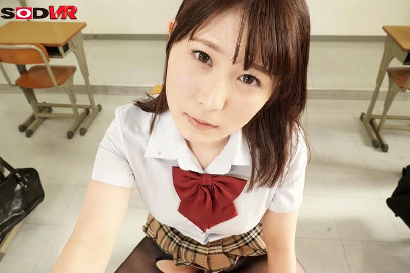 DSVR-334 【VR】パンストフェチVR 黒パンスト女子○生美尻コキパンティずらし中出しセックス