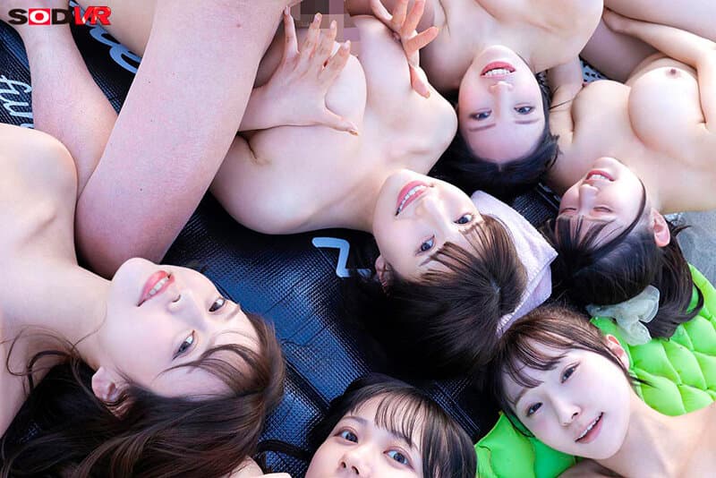 DSVR-1613 小野寺舞 若宮はずき 雅子りな 菊池まや 彩川ゆめ 藤木紗英【VR】【8K】VR世界初！ヌーディストビーチ体験。全裸で解放された気分でビッチ達に抜かれる。