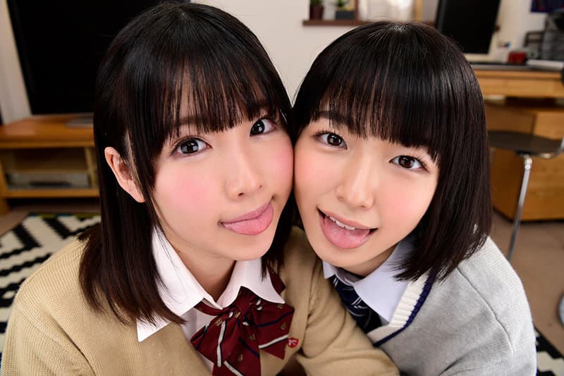 URVRSP-163 倉本すみれ?横宮七海【VR】顔面優勝な地元で有名だった幼馴染の美少女達が一人暮らしのボクの家を訪ねてきた！！「どうせ彼女いないんでしょ？」と泊めてくれるお礼に超絶可愛いお顔で常に見つめながらボクの事を何度も何度も抜きまくった…七海?すみれ / URVRSP-163 Yokomiya Nanami Kuramoto Sumire – VR