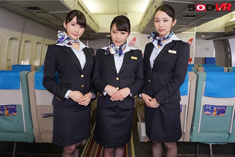 DSVR-582 【VR】「制服?下着?全裸」でおもてなしまたがりオマ○コ航空VR 2