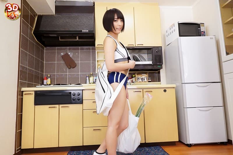 VRVR-017 【VR】陸上部所属のレーシングブルマ穿いた妹が目の前でムッチリデカ尻を見せつけて挑発！「お兄ちゃん…私のお尻好きなんでしょ…」着衣でベロキス/デカ尻顔面圧迫！禁断の密着近親相姦生中出しSEX！ 阿部乃みく