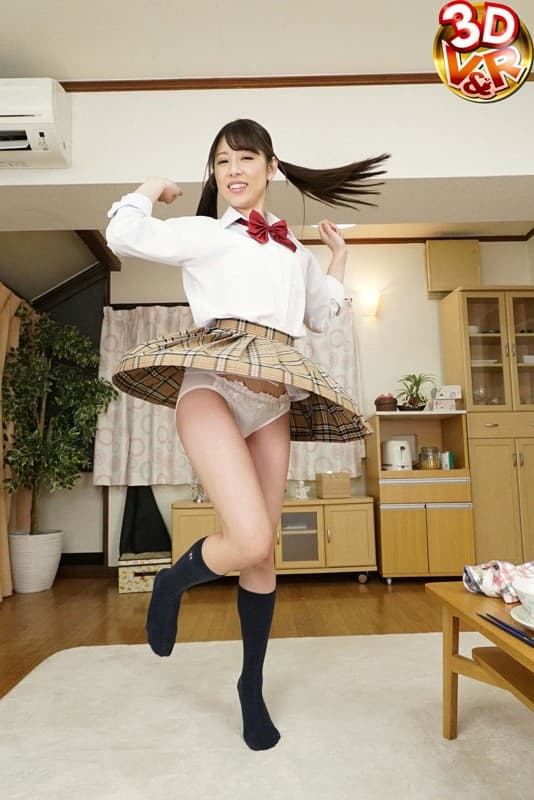 VRVR-045 【VR】「私…あなたの赤ちゃんが欲しい！」子供を欲しがる僕の妻は学校に通う制服美少女！パンチラ挑発で勃起を誘発させベロキス/耳舐め/濃厚フェラ！僕の精子搾りきるまで何度も子作り中出しSEX！ あおいれな