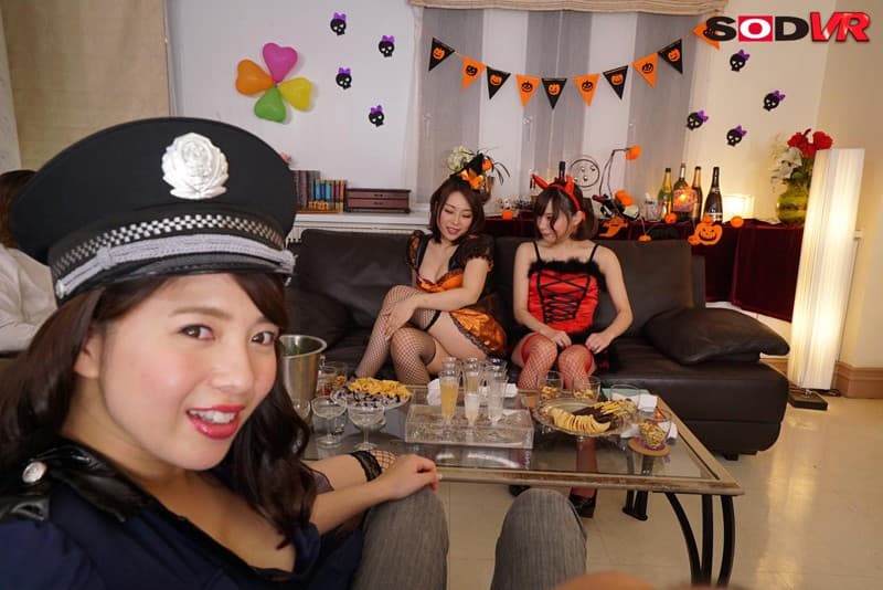 DSVR-327 【VR】ハロウィンの夜に浮かれてハメをはずしたテンアゲコスプレセクシーギャルたちとクラブのVIPルームでヤリたい放題ハーレム乱交パーティー