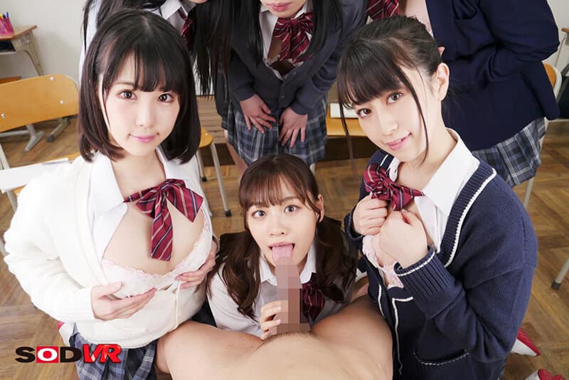 DSVR-1117 横宮七海 花音うらら 宇佐美玲奈 涼花くるみ 美島由紀 川原りま 宝川莉子【VR】女子校の保健の授業に教材用モデルとして招かれて… チンポをいじくり回される合法露出体験VR