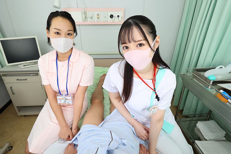 URVRSP-305 【VR】【8K VR】病院一可愛いマスク美女の看護師に抜き差しと顔をじっくりみせるスローピストンでねっとり射精させられる入院生活