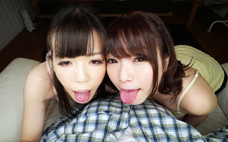 WOW-050 【VR】ベロベロ接吻Wフェラ