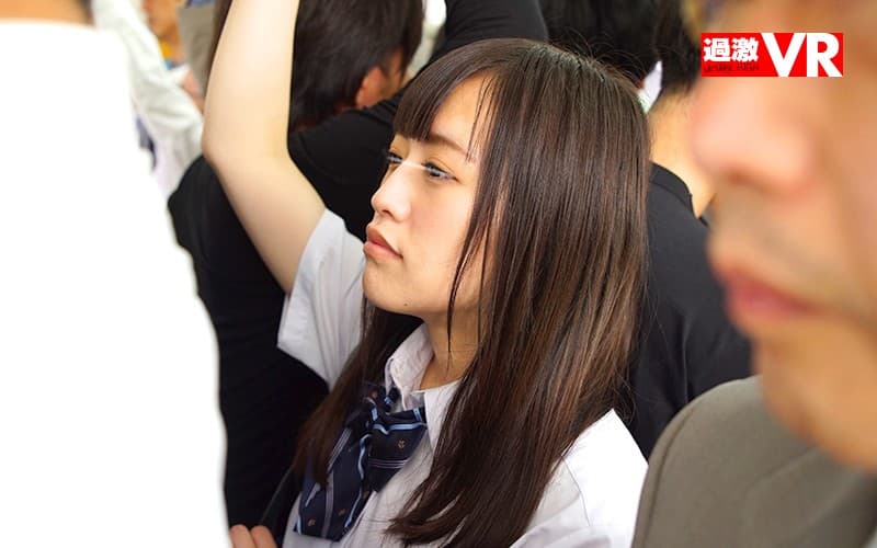 NHVR-050 【VR】唾液ダラダラ接吻痴漢VR オヤジを虜にするほど密着して舐めまくる痴女子○生