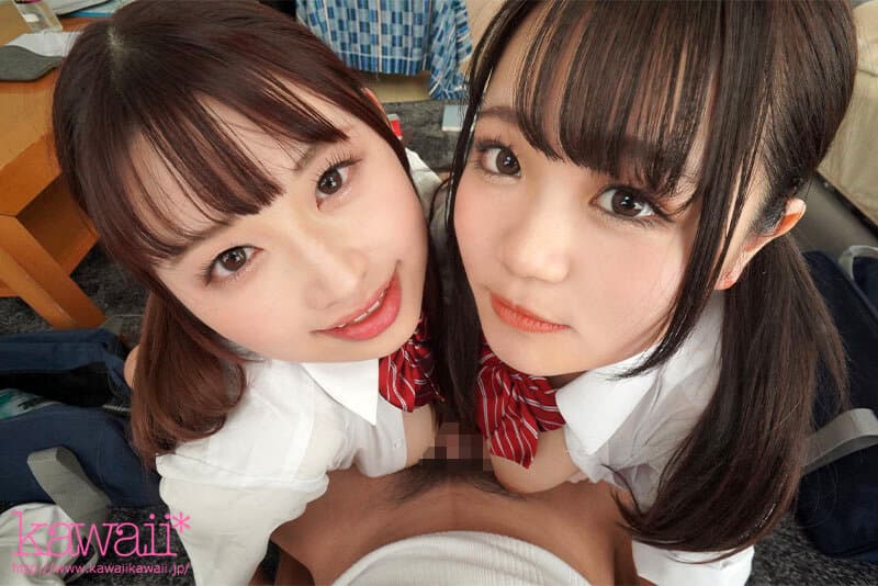 KAVR-234 【VR】家庭教師を頼まれ10年ぶりに会った親戚は…Hcup＆Jcupの痴女っ子Wボイン双子姉妹！ 童顔だけど早熟な肉体…勉強そっちのけでエッチ三昧！？ ローションだっくだく前後左右から爆乳サンドイッチ逆3P 高橋りほ 水原みその