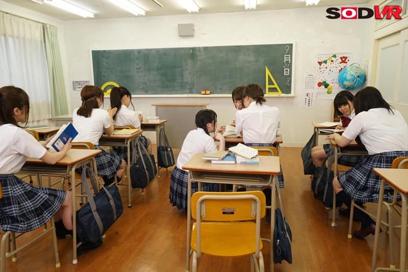 DSVR-316 【VR】露出狂VR 女子校に潜り女子○生にち○ぽ丸出しセンズリ見せつけろ！ ※新技術 人物一体型VRカメラ使用で超シンクロ率120％