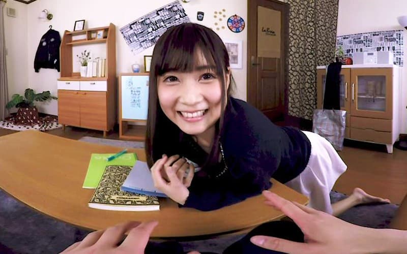 KOLVR-047 【VR】大好きなアナタに初めての告白 耳元で囁き、超至近距離のパイパンマ●コ超密着ラブラブ中出し